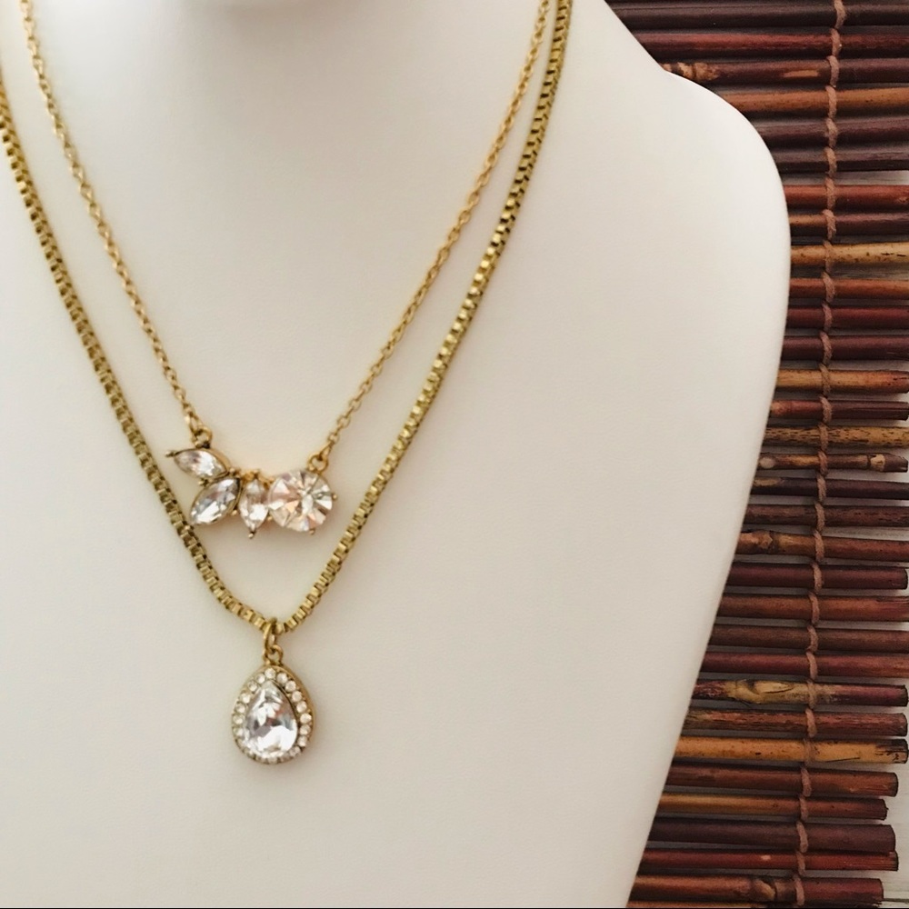 Erickson Beamon Rocks Rhinestone Necklace - Picture 2 of 9